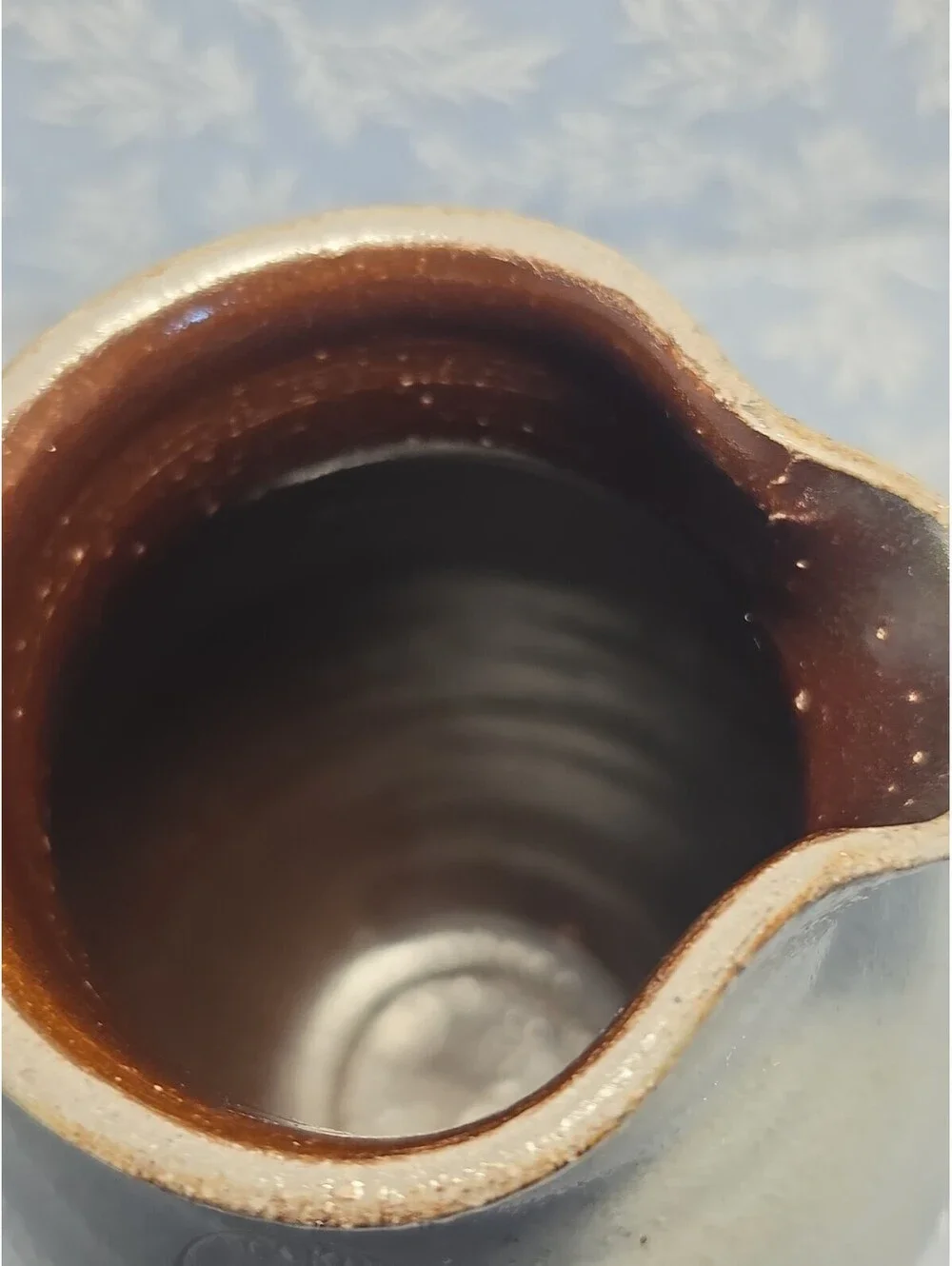 1994 Rockdale Stoneware Pitcher Edgerton, Wi. Community School 